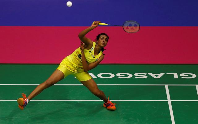 韩国羽毛球队鏖战印尼羽毛球队，辛杜关键制胜